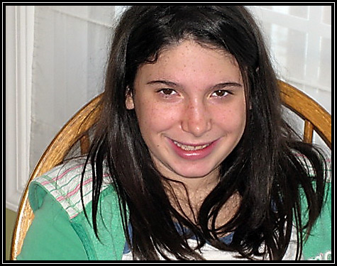It was an early morning ... and Alexis had a cold ... February 2009 ...